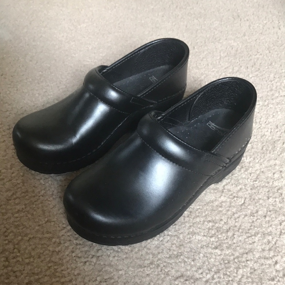 Dansko black clogs